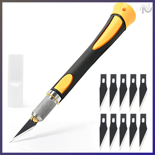 Bastelmesser set mit - mit, softgriff