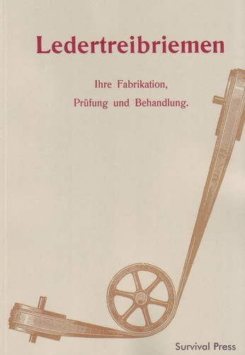 Ledertreibriemen treibriemen - ledertreibriemen,
